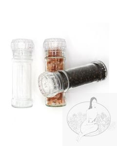 Gewürzmühle aus Glas mit Keramikmahlwerk